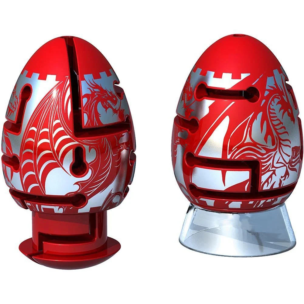 Smart Egg 2-Layer Labyrinth Puzzle (Red) - Image 2
