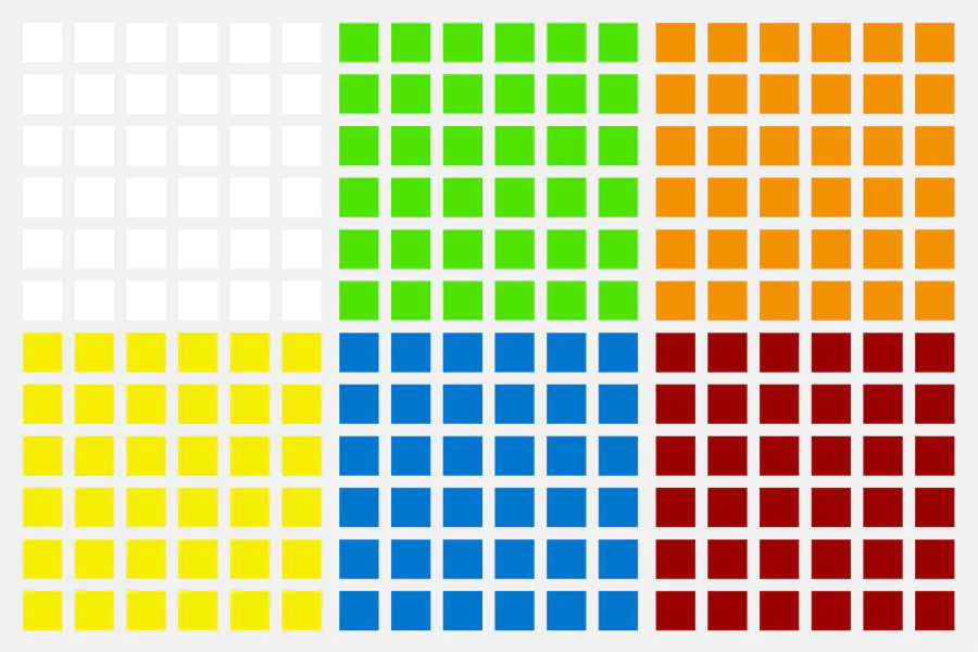 X-Man Shadow 6x6 Sticker Set - Image 4