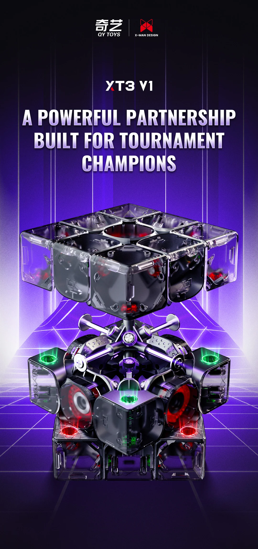X-Man XT3 V1 3x3 (Pioneer MagLev + UV) - Image 2