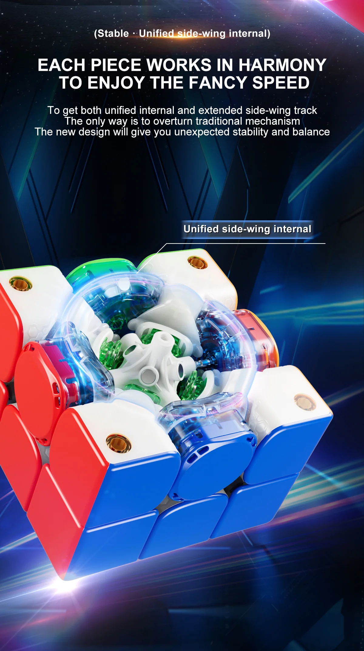 YJ Meta3 3x3 (8-Magnet Ball-Core + UV) - Image 9