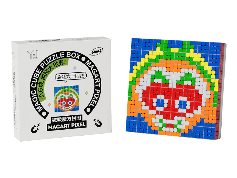 YJ Mosaic 3x3 Cube Set of 64 (8x8 3.5cm Cubes)