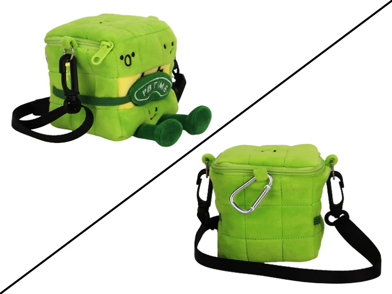 YJ PBTime Plush Crossbody Bag