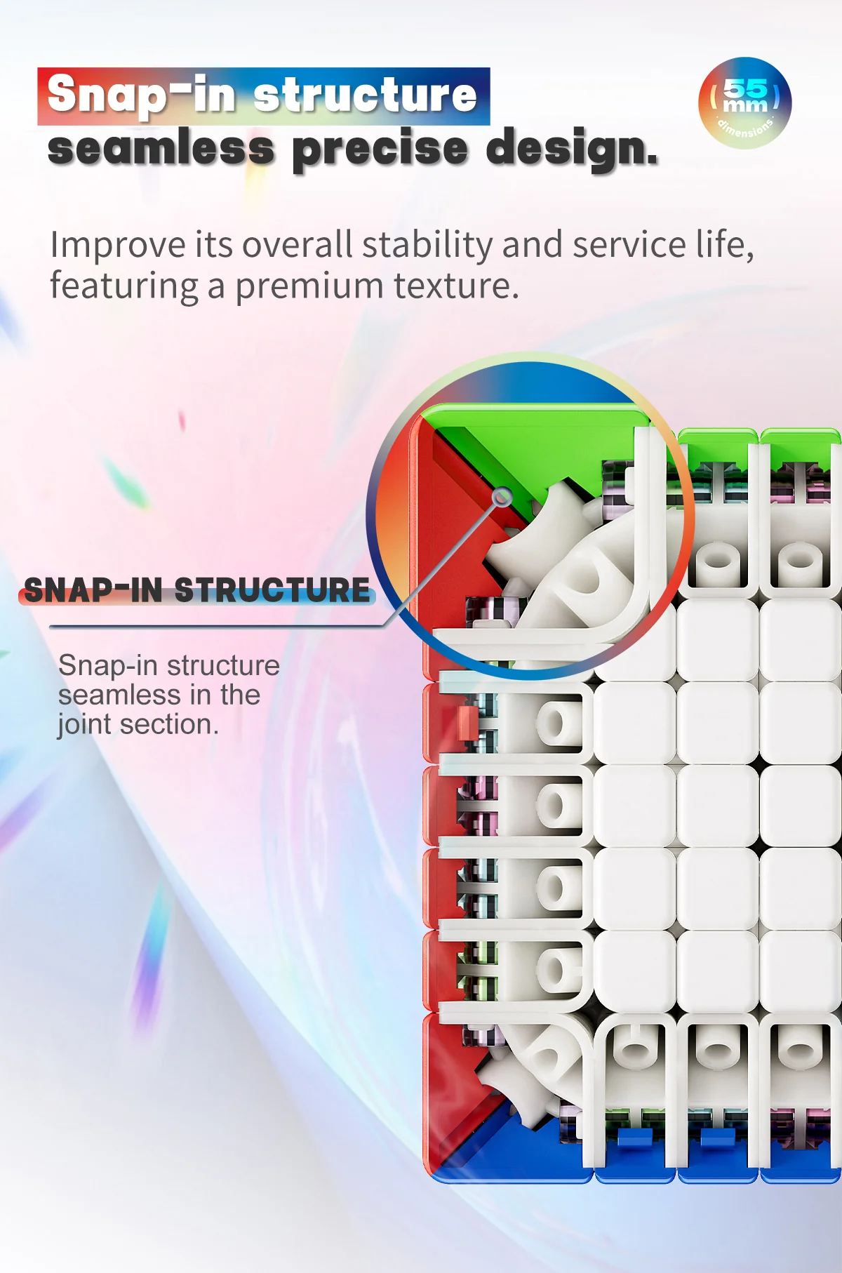 YJ Pocket Cube Mini 7x7 (55.5mm + Magnetic) - Image 7