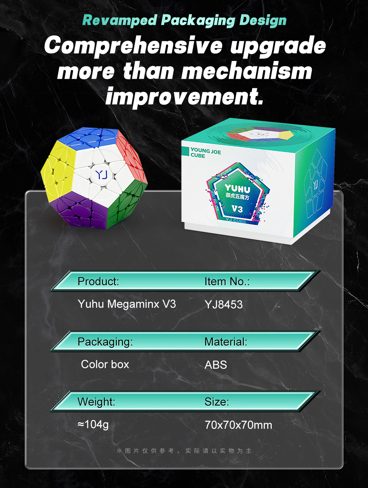 YJ YuHu Megaminx V3 (MagLev + Ball-Core) - Image 3