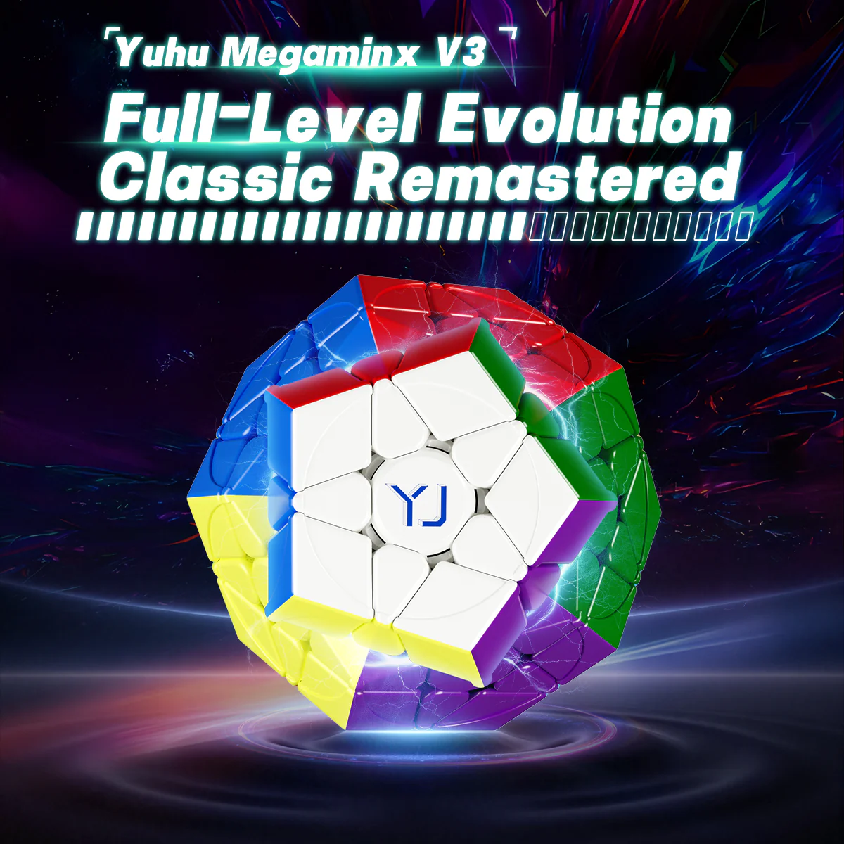 YJ YuHu Megaminx V3 (MagLev + Ball-Core) - Image 6