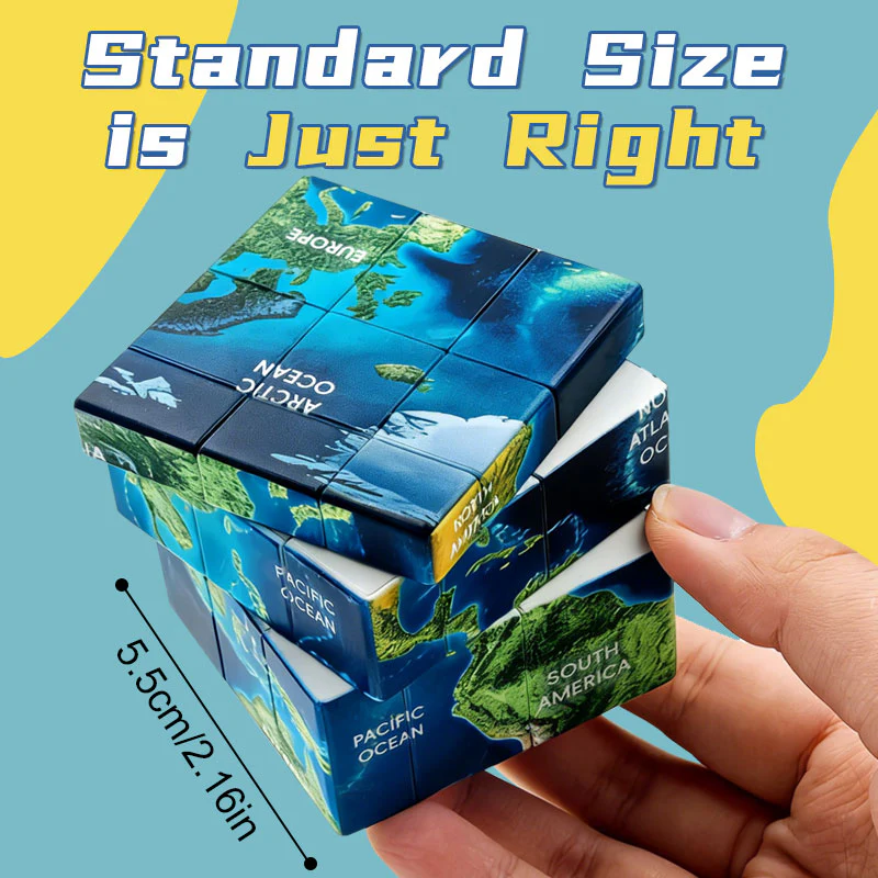 Ziina 3x3 Mirror World Map (3D) - Image 11