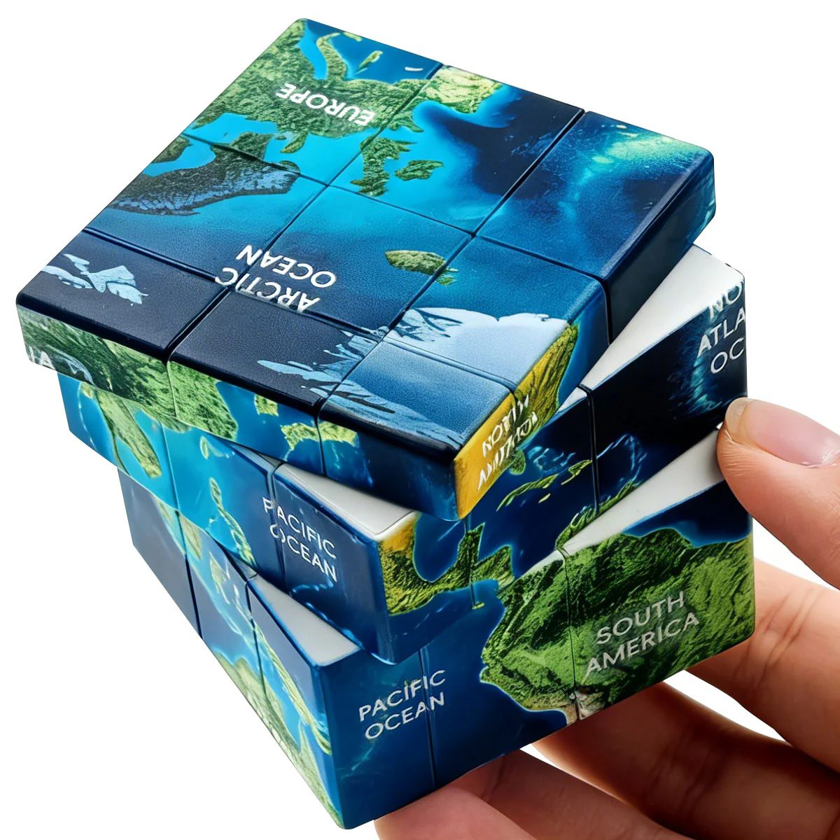 Ziina 3x3 Mirror World Map (3D) - Image 5
