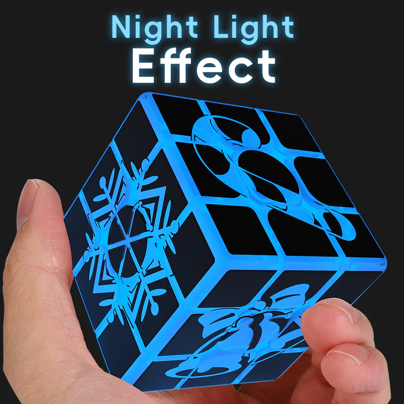 Ziina Christmas Cube 3x3 (Glow in the Dark) - Image 2