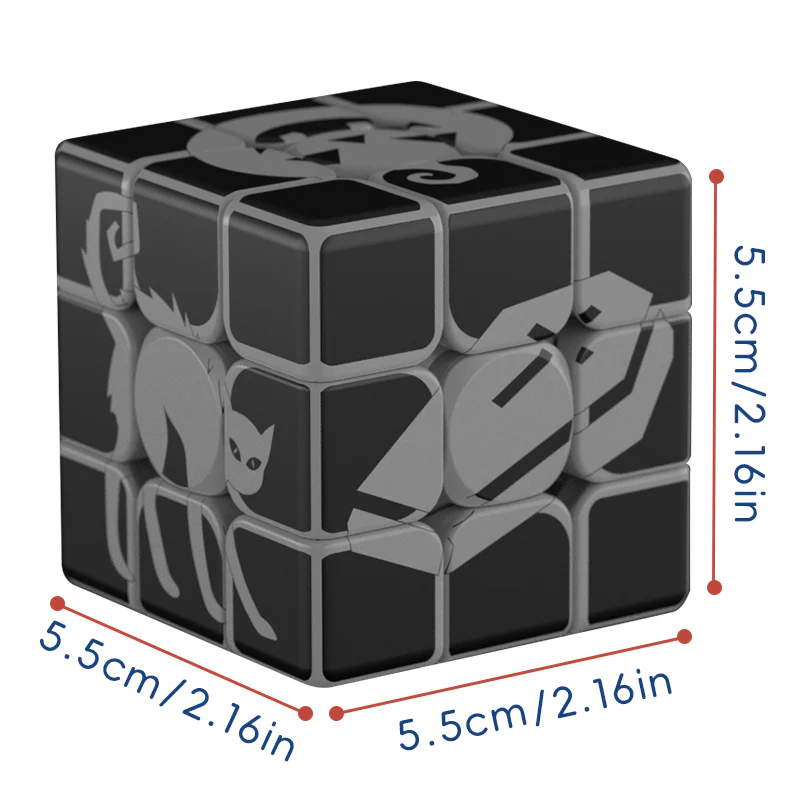 Ziina Halloween Cube 3x3 (Glow In the Dark) - Image 10