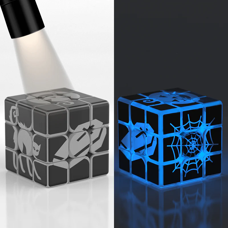 Ziina Halloween Cube 3x3 (Glow In the Dark) - Image 4