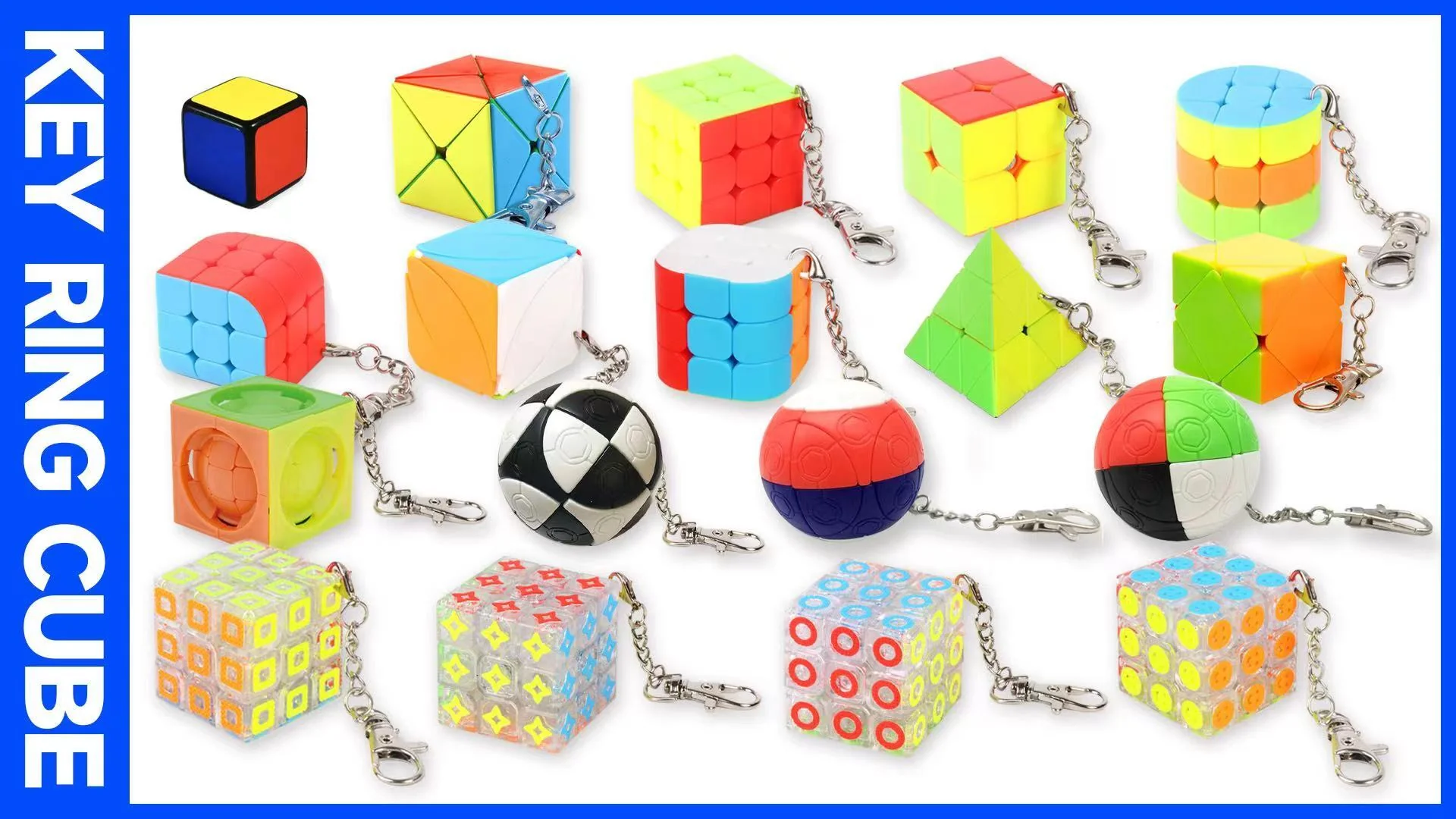 Ziina Mystery Keychain Cube Box - Image 2